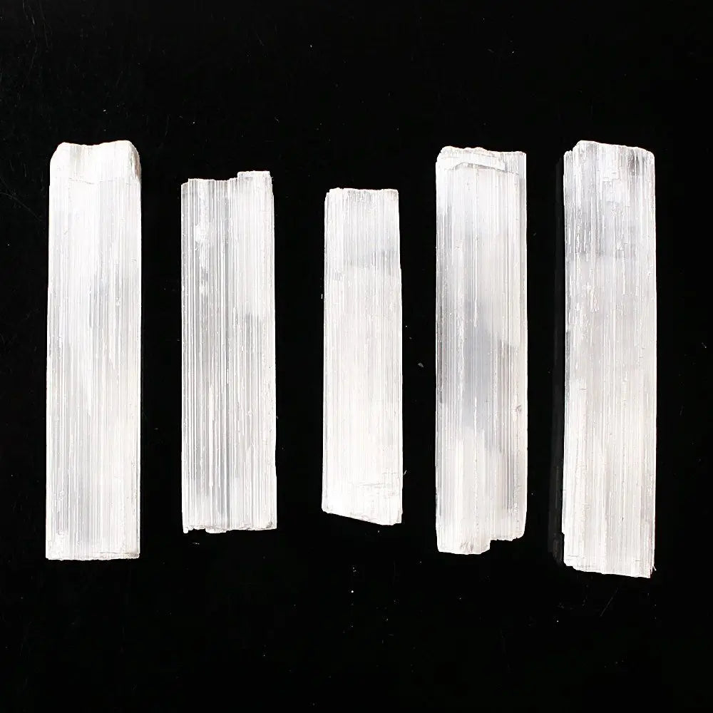 Irregular Shape Mineral Specimen Reiki Energy Healing Stone Crystal Quartz Natural Gypsum Sticks White Selenite Wand