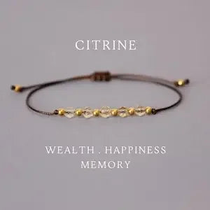 Natural Citrine Bracelet Birthstone