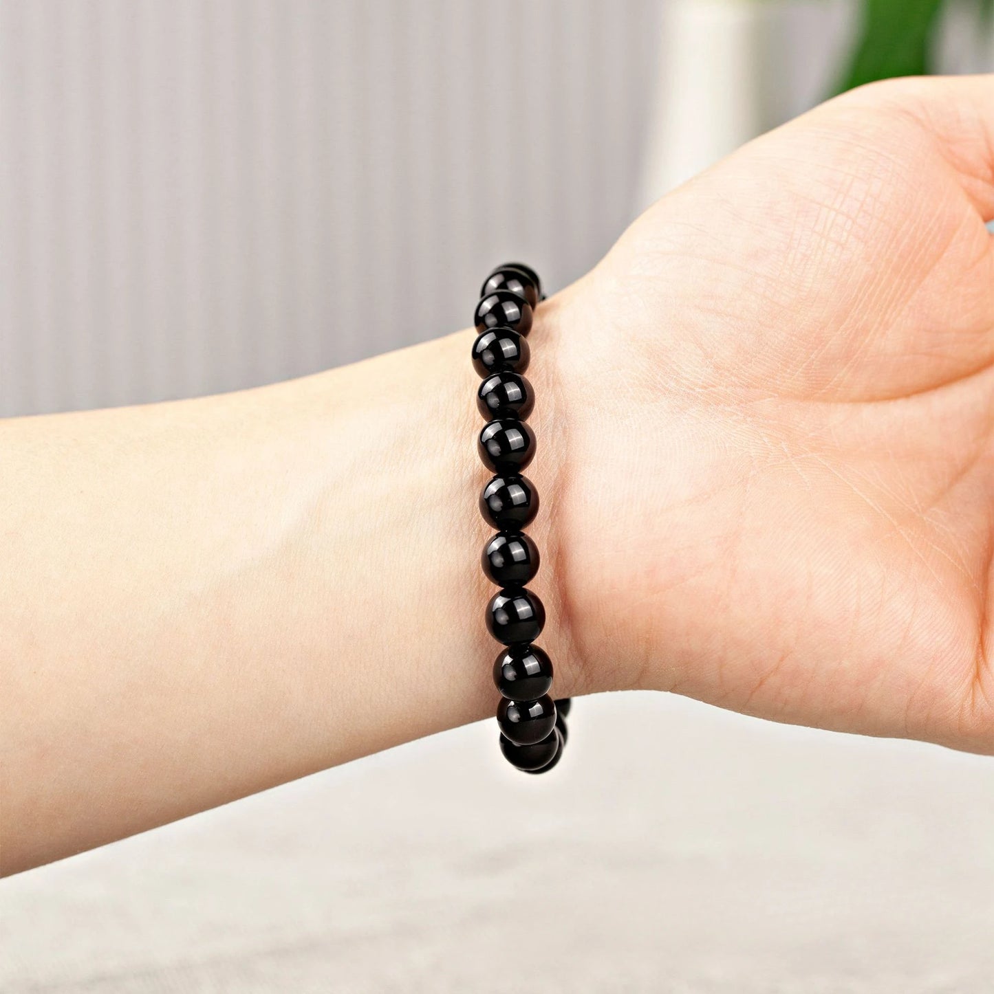 Black Tourmaline Bracelet For Protection