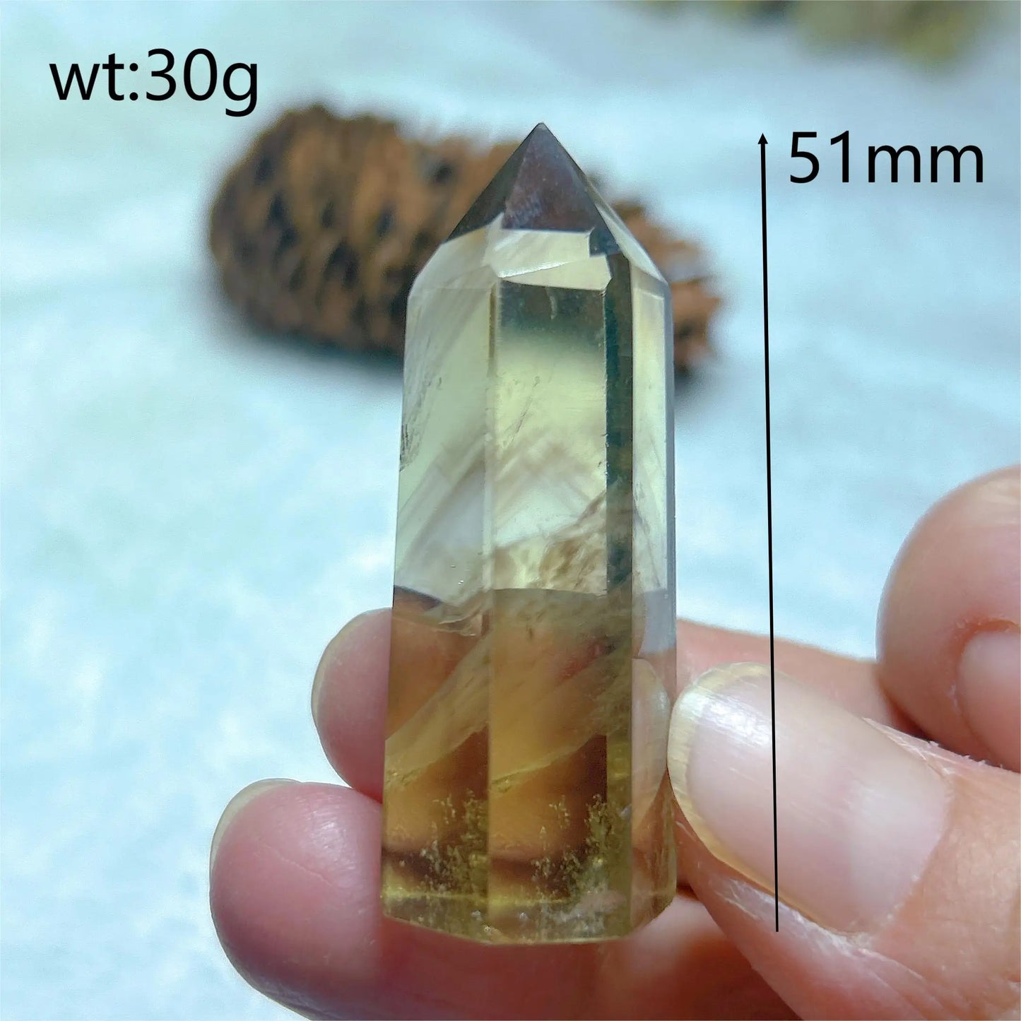 Natural Crystals Citrine Tower Point