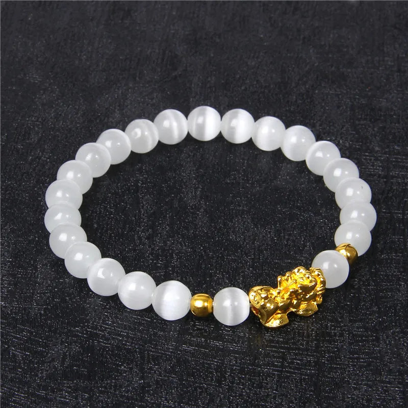 Feng Shui Natural Stone Beads - Amethyst, Red agate, Tiger Eye, Obsidian and Rose Quartz