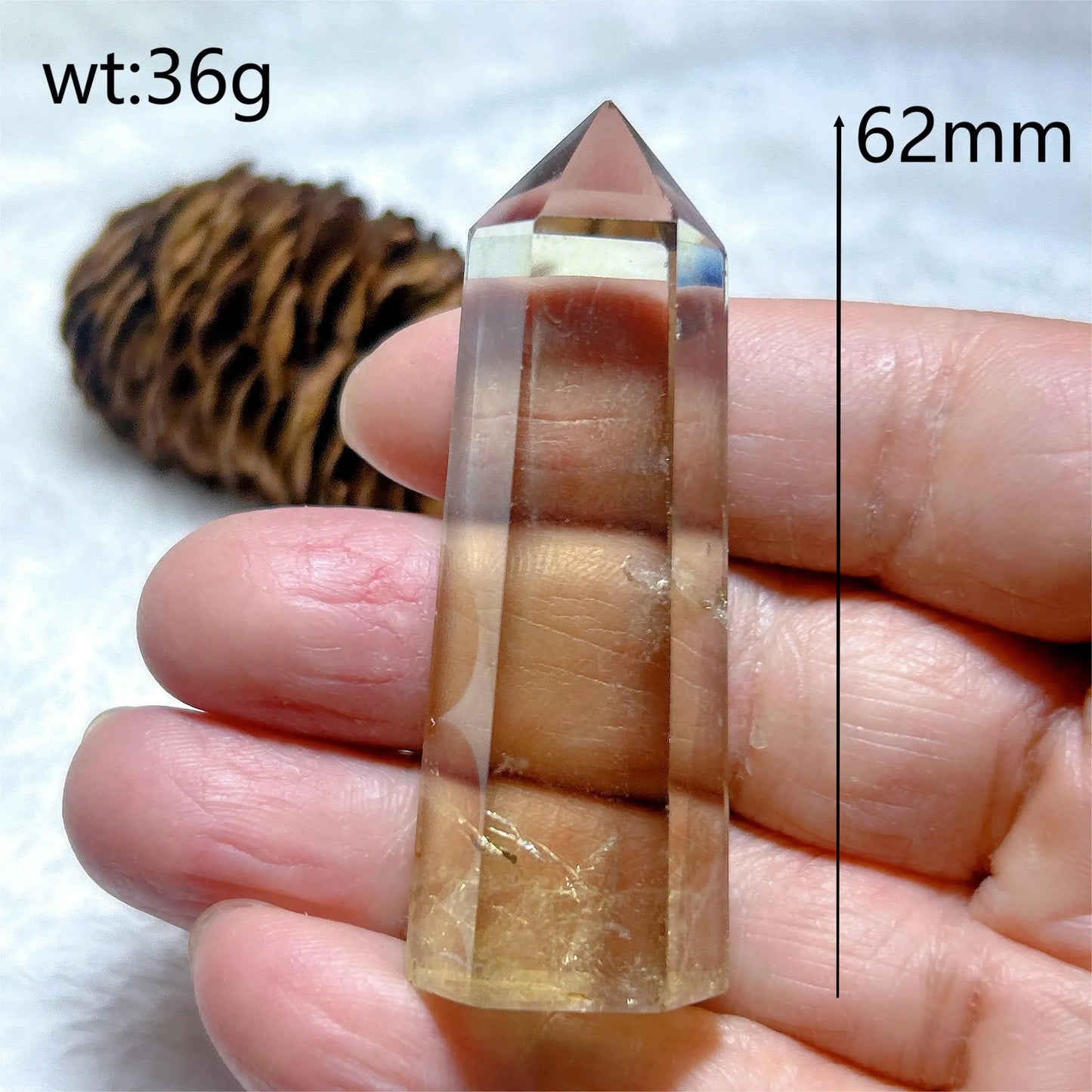 Natural Crystals Citrine Tower Point
