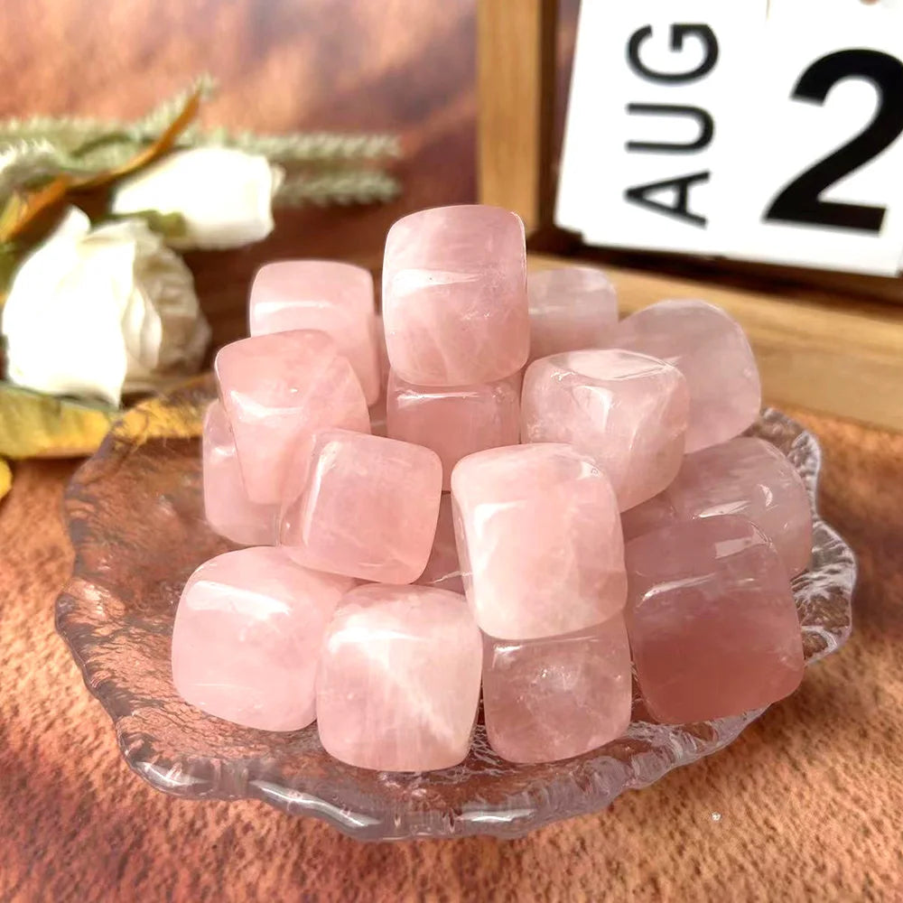 Natural Crystals Tumbled Stone Cube Polished Quartz Rock Gemstone Amethyst For Aquarium Healing DIY Pendants Home Decor Fengshui