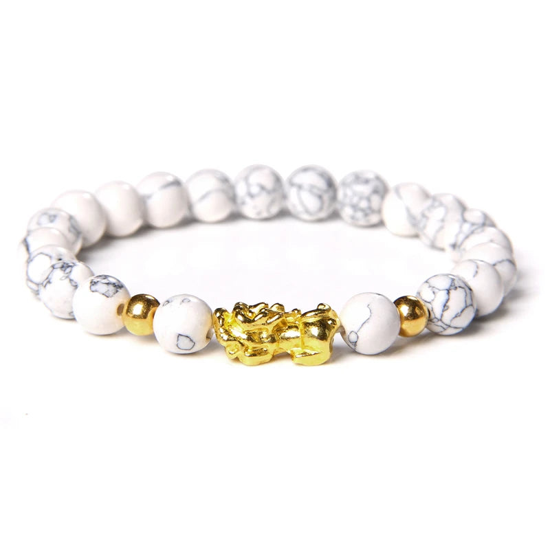 Feng Shui Natural Stone Beads - Amethyst, Red agate, Tiger Eye, Obsidian and Rose Quartz