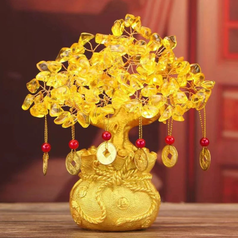 Lucky Bonsai Tree Wealth Geng Shui Ornaments