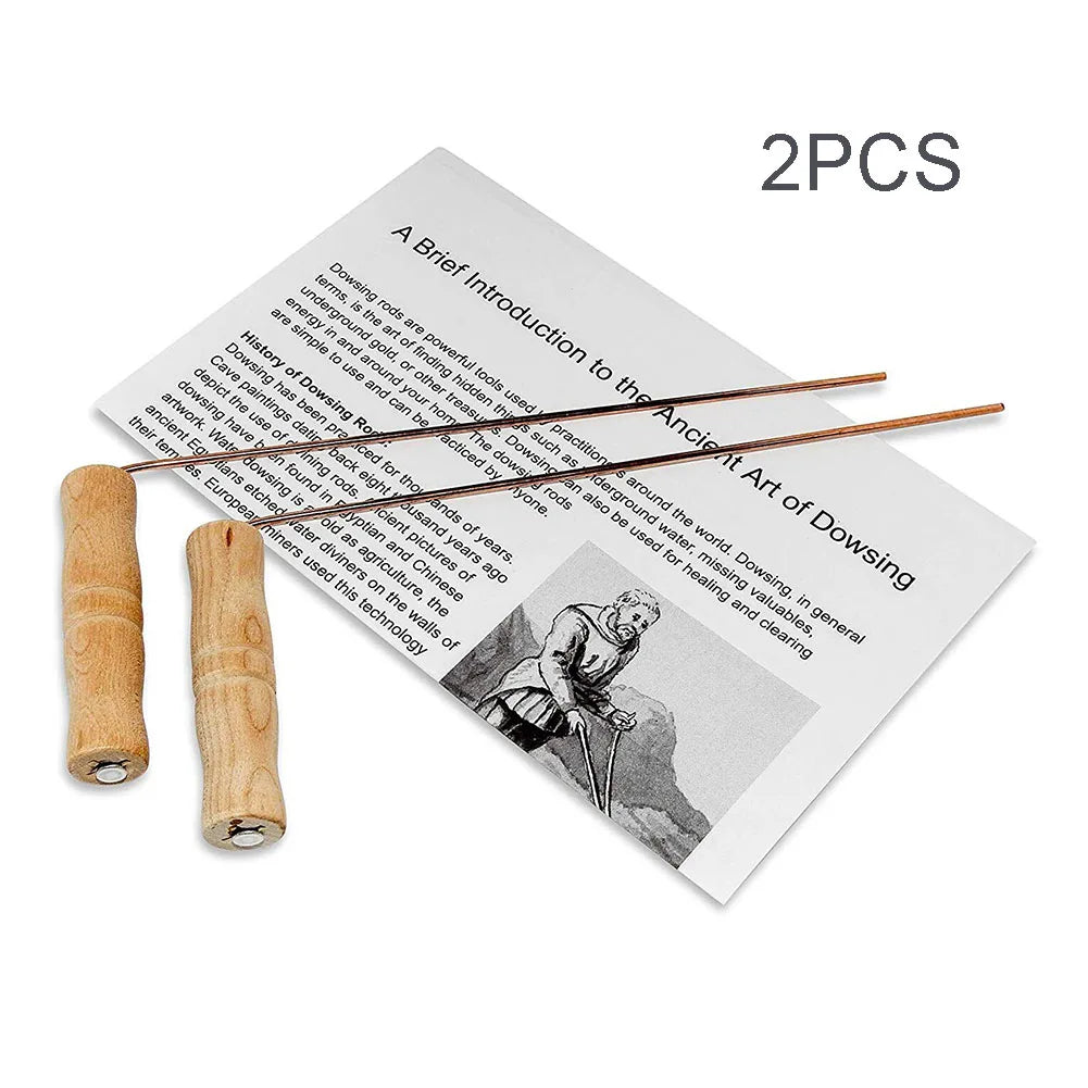 99.9% Pure Copper With Wooden Handles Round Copper Poles