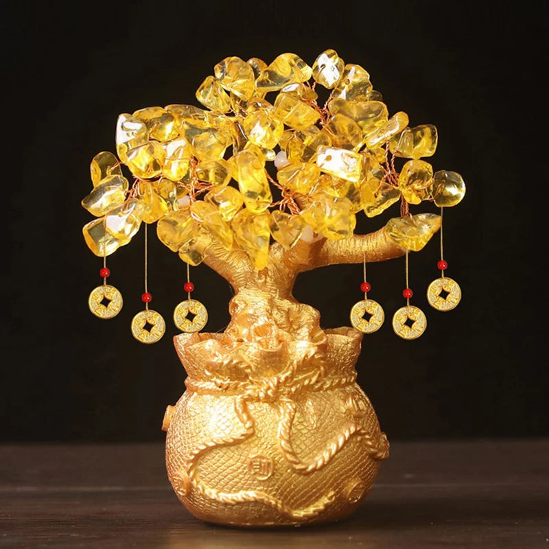 Lucky Bonsai Tree Wealth Geng Shui Ornaments
