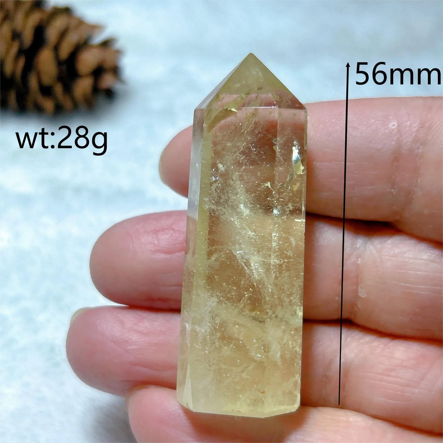 Natural Crystals Citrine Tower Point