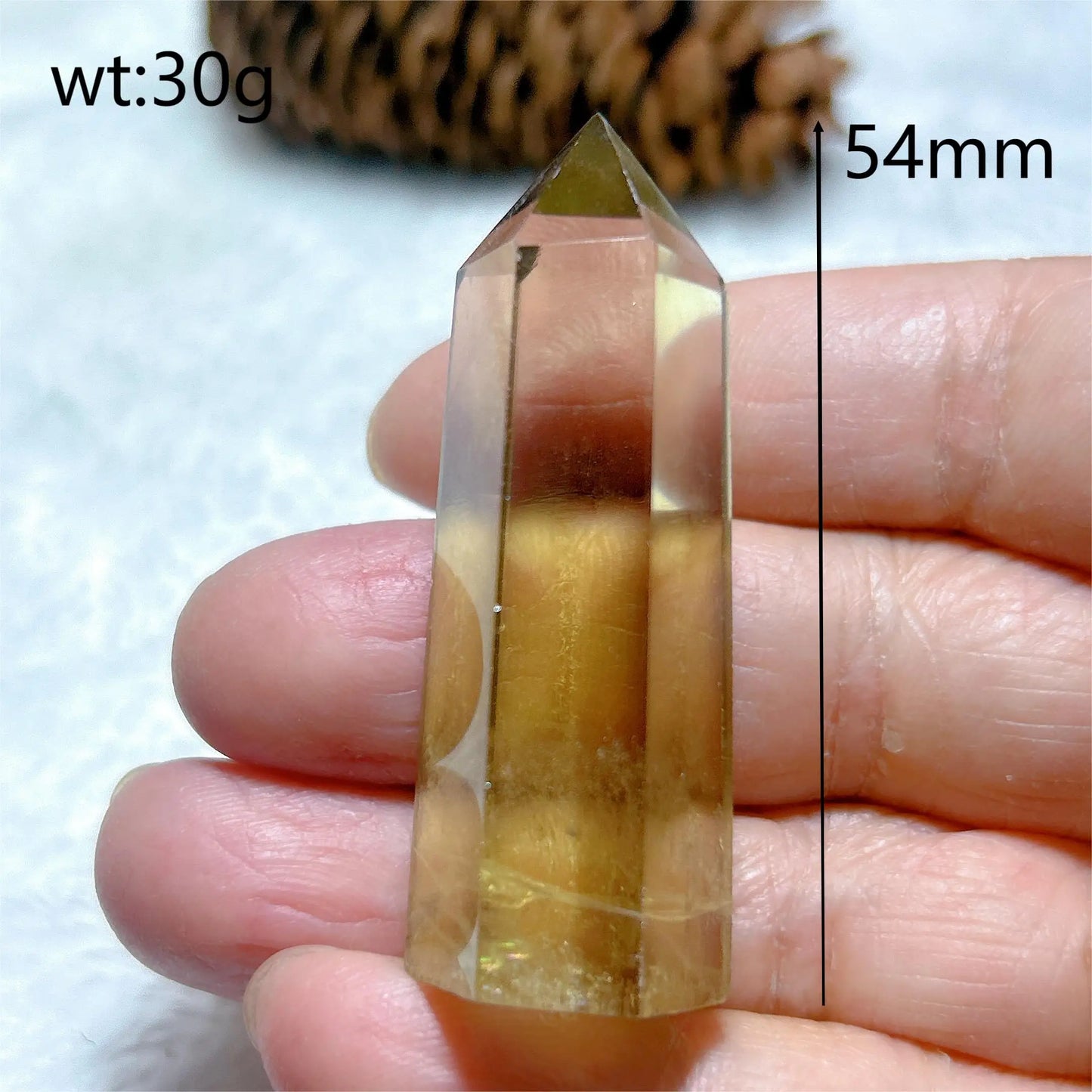 Natural Crystals Citrine Tower Point