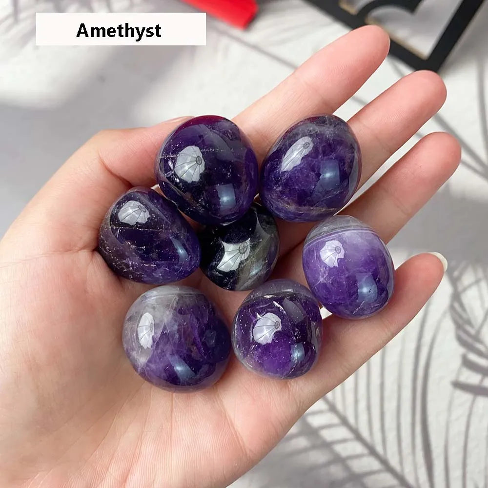 Natural Crystals Tumbled Stone Cube Polished Quartz Rock Gemstone Amethyst For Aquarium Healing DIY Pendants Home Decor Fengshui