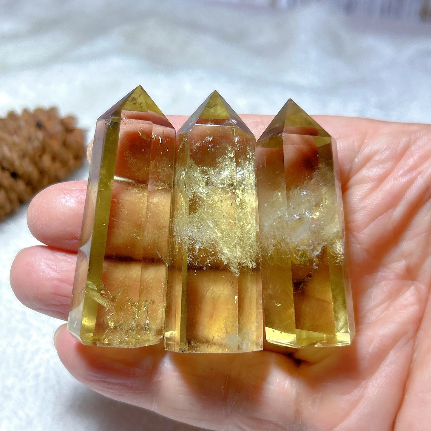 Natural Crystals Citrine Tower Point