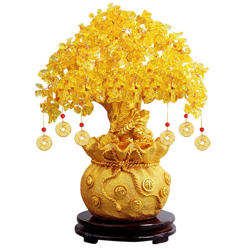 Lucky Bonsai Tree Wealth Geng Shui Ornaments
