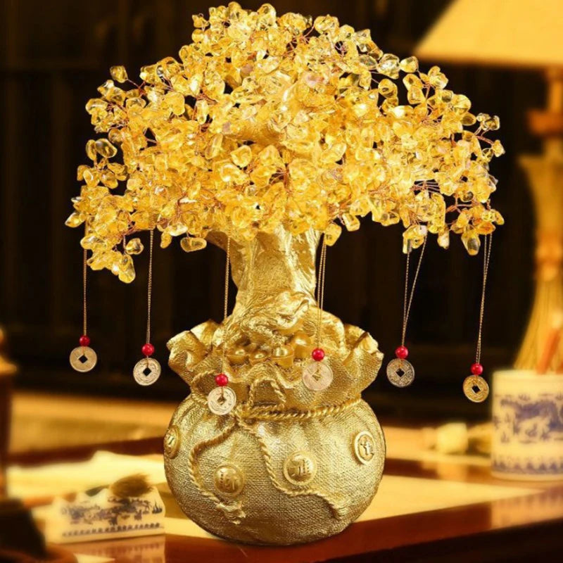 Lucky Bonsai Tree Wealth Geng Shui Ornaments