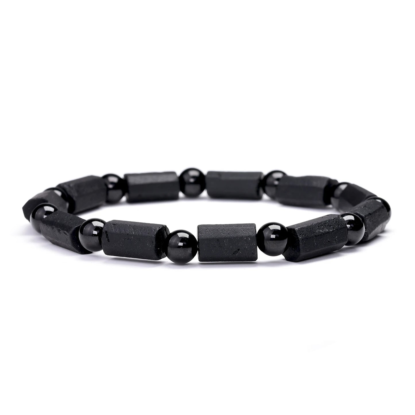 Tiger Eye and Black Tormaline Bracelets
