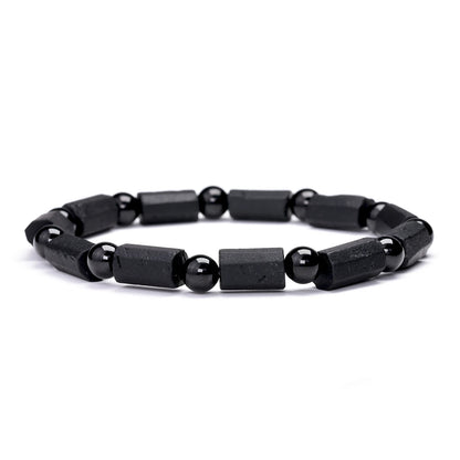 Tiger Eye and Black Tormaline Bracelets