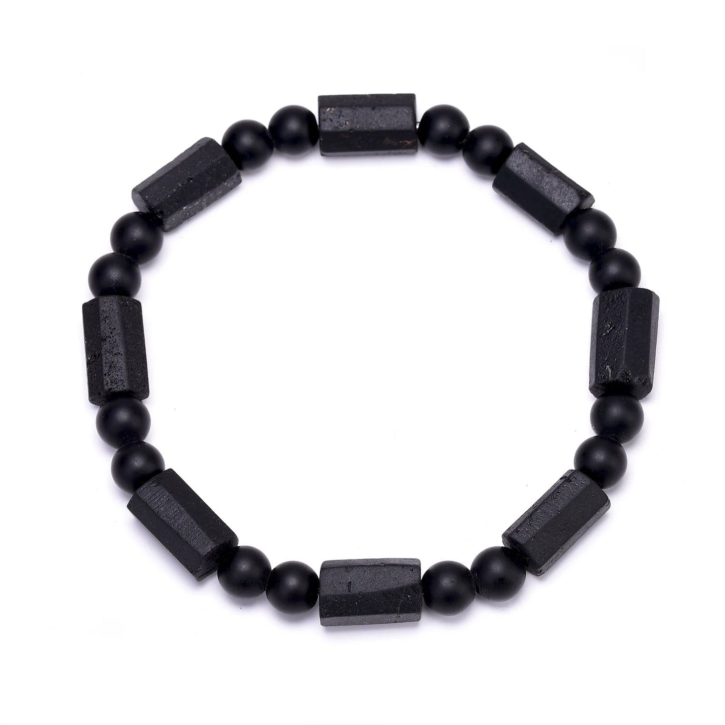 Tiger Eye and Black Tormaline Bracelets