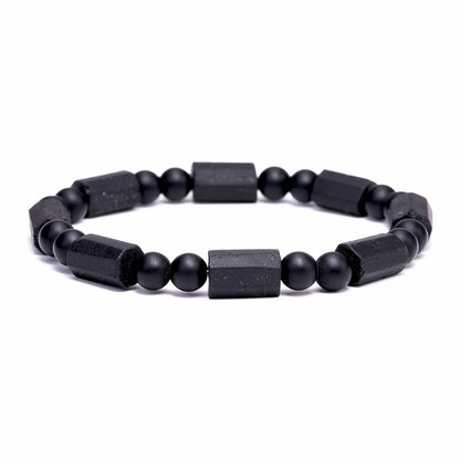 Tiger Eye and Black Tormaline Bracelets