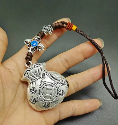 China White copper recruit wealth small pendant