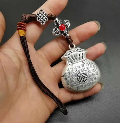 China White copper recruit wealth small pendant