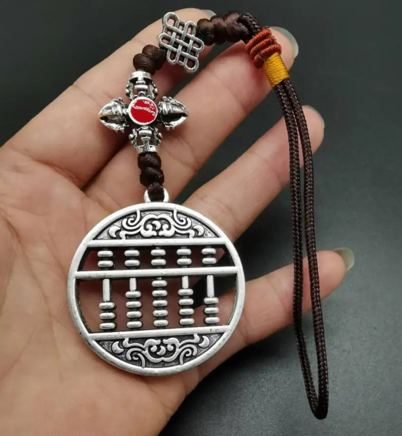 China White copper recruit wealth small pendant