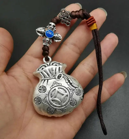 China White copper recruit wealth small pendant