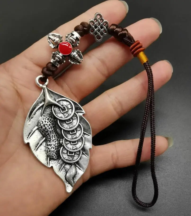 China White copper recruit wealth small pendant