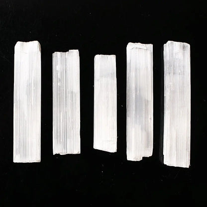 Irregular Shape Mineral Specimen Reiki Energy Healing Stone Crystal Quartz Natural Gypsum Sticks White Selenite Wand