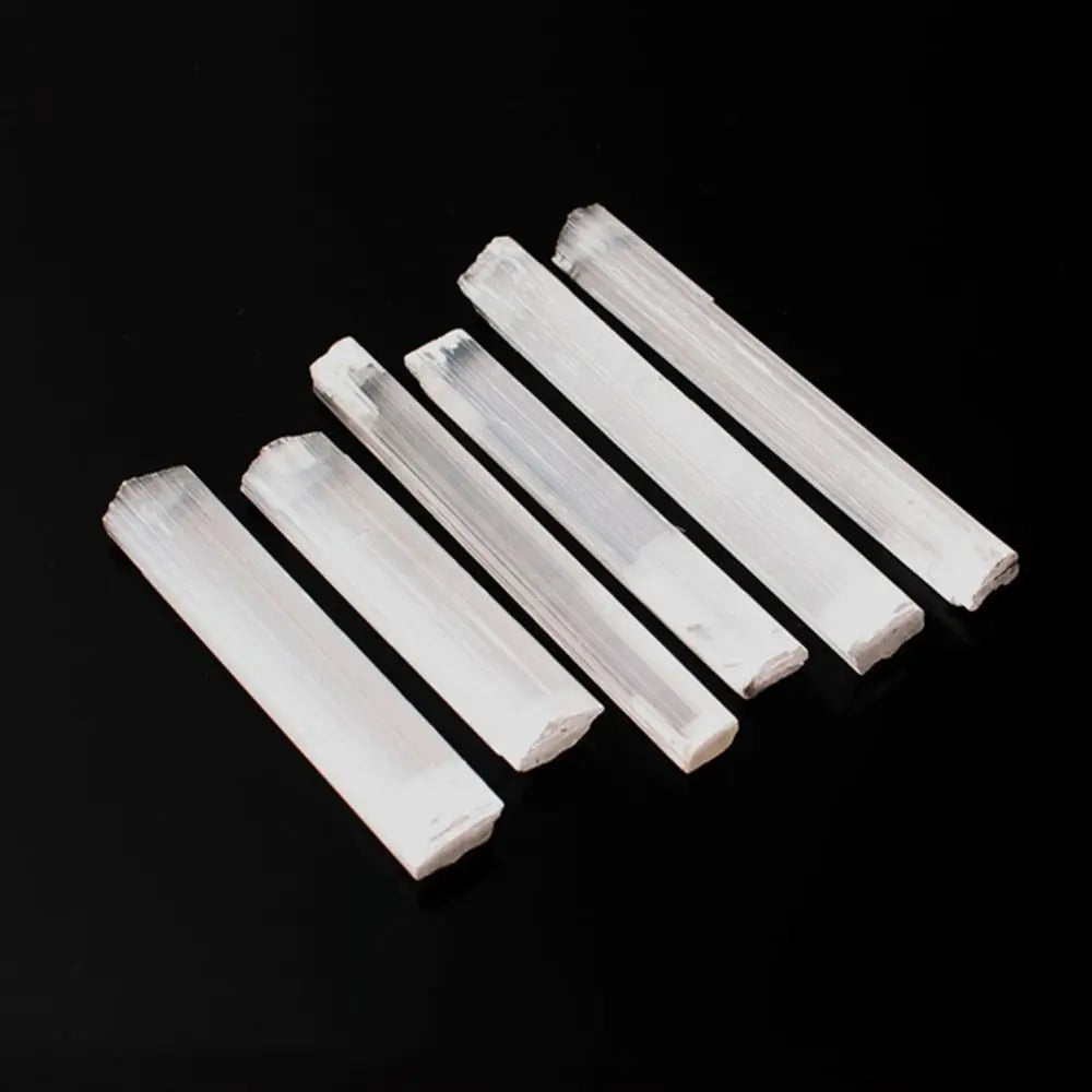 Irregular Shape Mineral Specimen Reiki Energy Healing Stone Crystal Quartz Natural Gypsum Sticks White Selenite Wand
