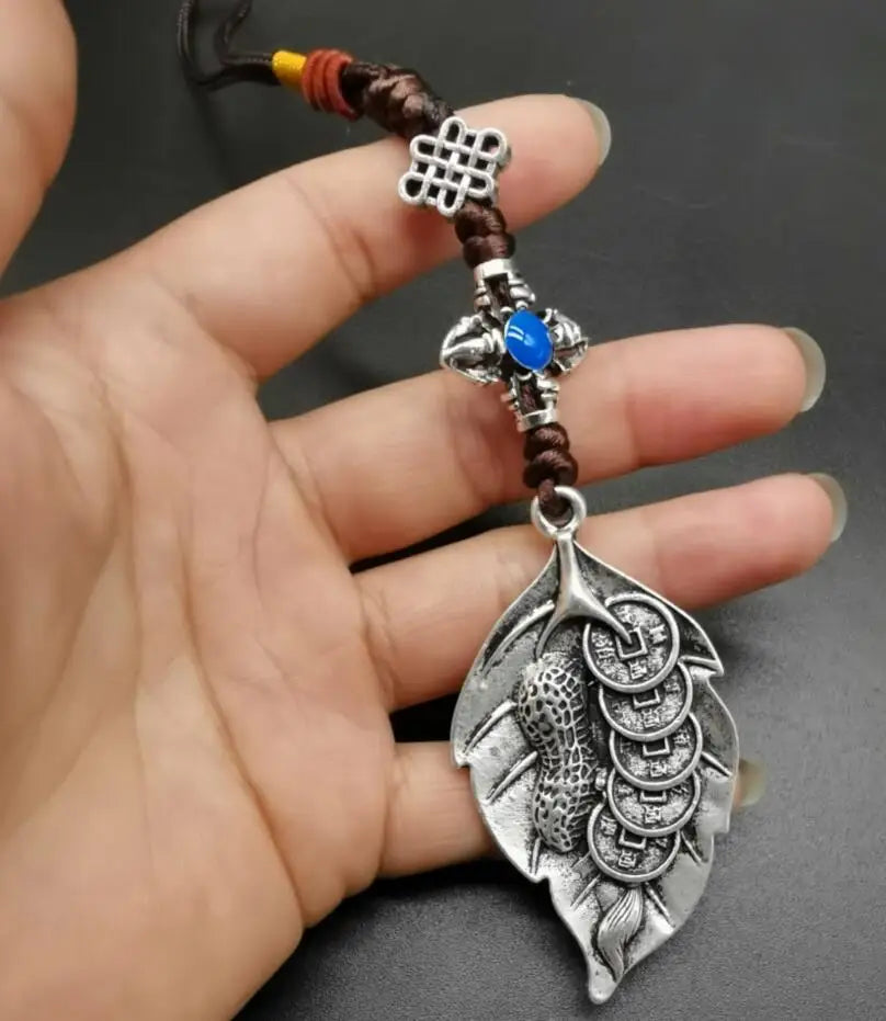 China White copper recruit wealth small pendant