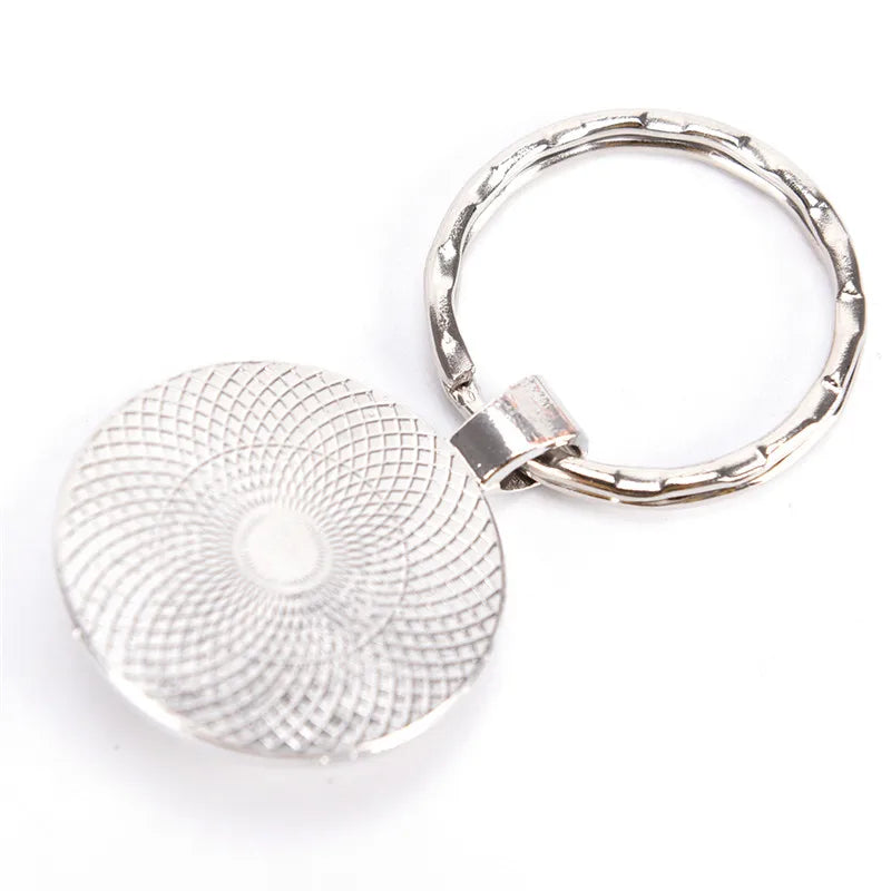 Luminous Key Rings Sri Yantra Mandala Pendant Keychain