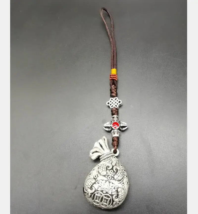 China White copper recruit wealth small pendant
