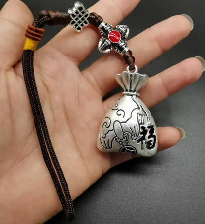 China White copper recruit wealth small pendant