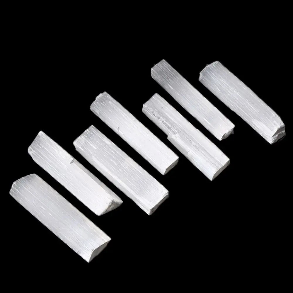 Irregular Shape Mineral Specimen Reiki Energy Healing Stone Crystal Quartz Natural Gypsum Sticks White Selenite Wand
