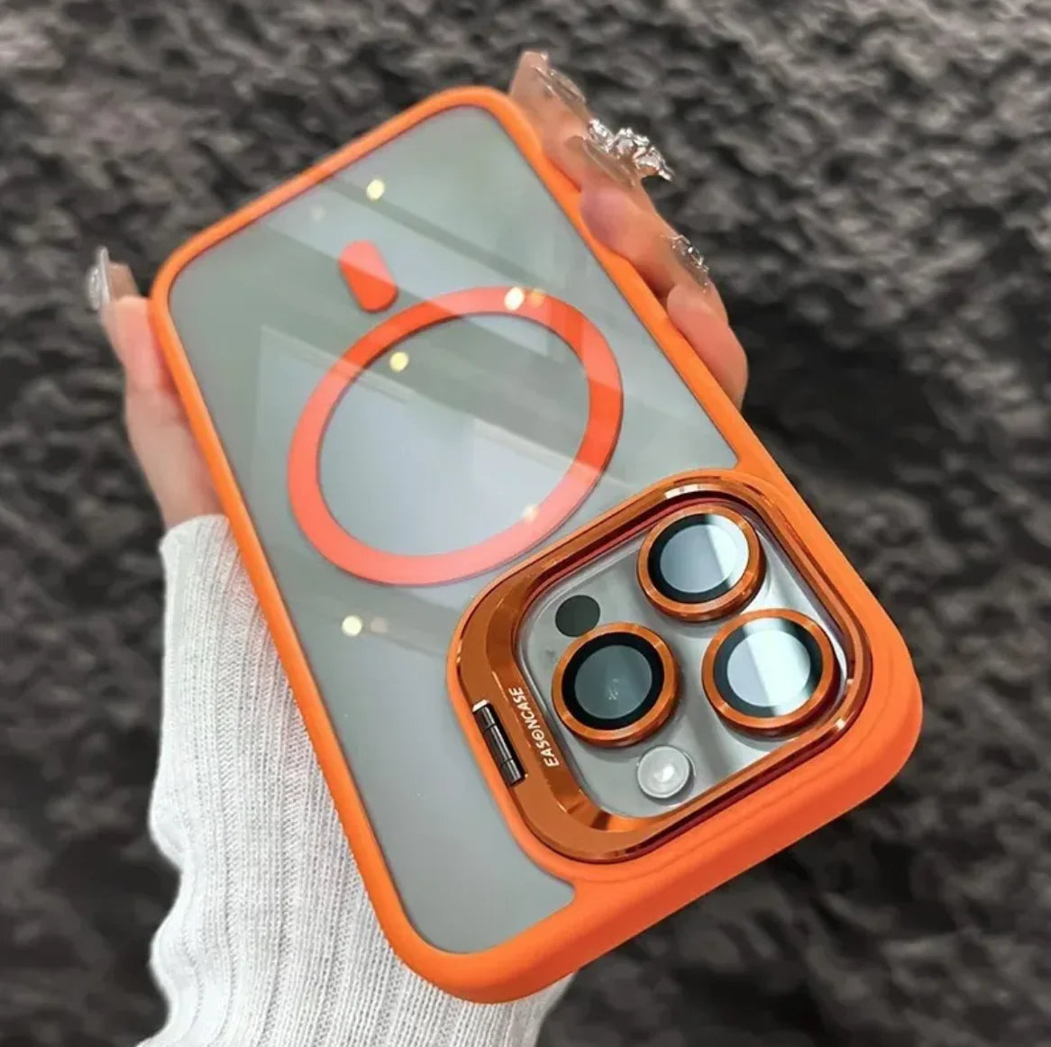 Invisible Bracket Transparent Phone Case