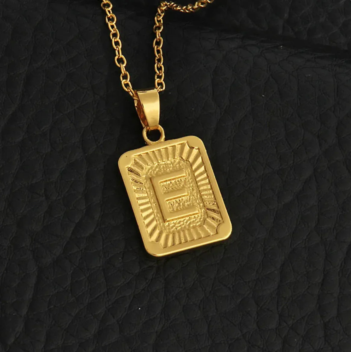 Custom Gold Letter Necklace