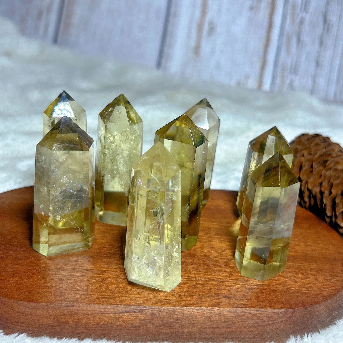 Natural Crystals Citrine Tower Point