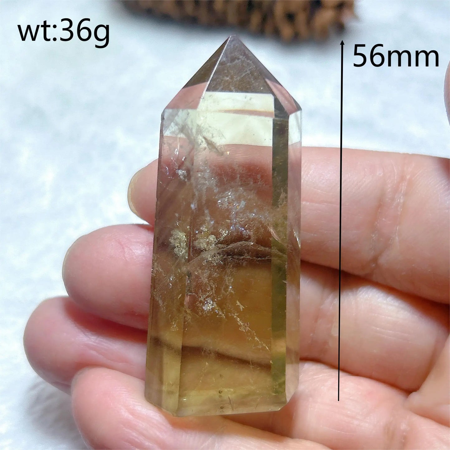 Natural Crystals Citrine Tower Point