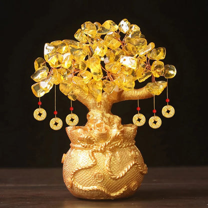 Lucky Bonsai Tree Wealth Geng Shui Ornaments