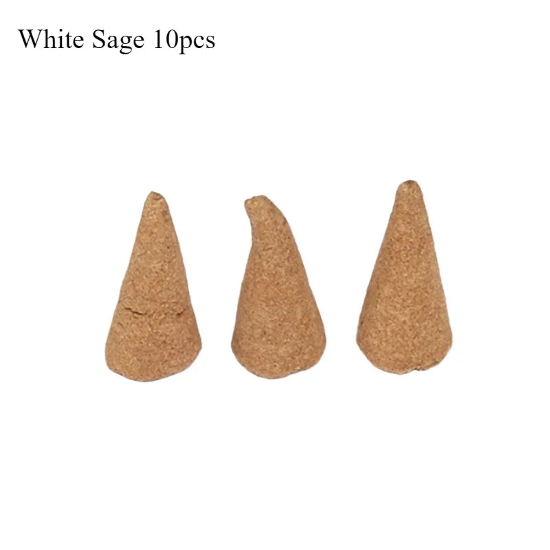 Palo Santo Wood White Sage Natural Incense Cones