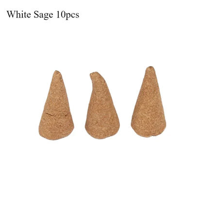 Palo Santo Wood White Sage Natural Incense Cones