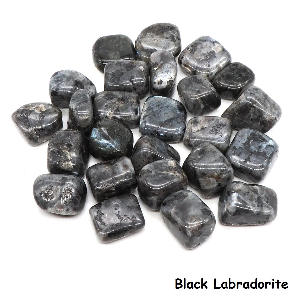 Natural Black Tourmaline Irregular Tumbled Stone
