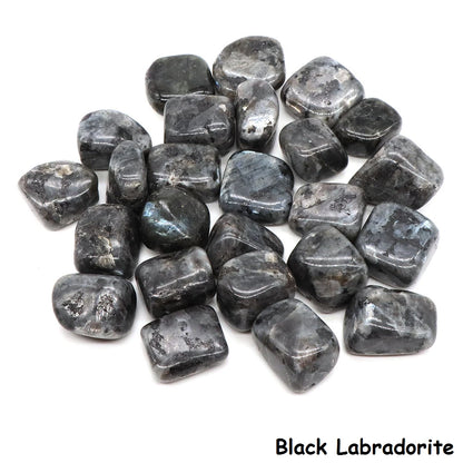 Natural Black Tourmaline Irregular Tumbled Stone