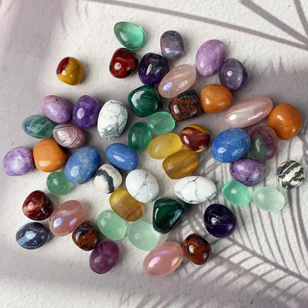 Natural Crystals Tumbled Stone Cube Polished Quartz Rock Gemstone Amethyst For Aquarium Healing DIY Pendants Home Decor Fengshui