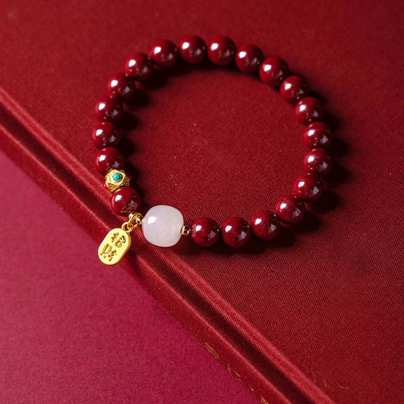 Feng Shui Wealth Bracelets - Natural Cinnabar Bracelet