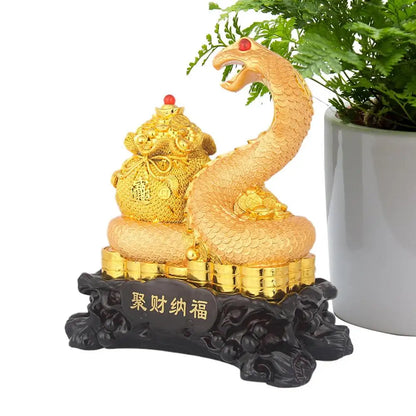 Feng Shui Snake Statue 2025 Feng Shui Chinese Snake Statue Snake Statue 2025 Chinese Snake New Year Ornaments Mascot For Home