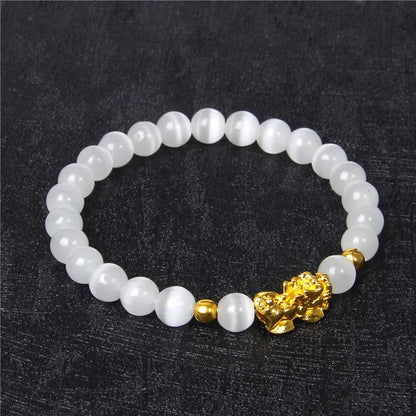 Feng Shui Natural Stone Beads - Amethyst, Red agate, Tiger Eye, Obsidian and Rose Quartz