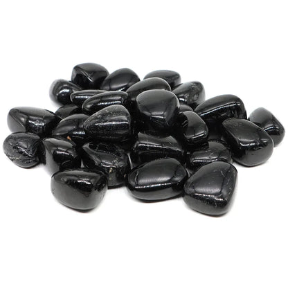 Natural Black Tourmaline Irregular Tumbled Stone