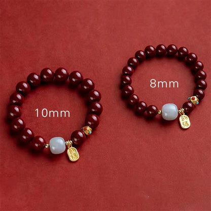 Feng Shui Wealth Bracelets - Natural Cinnabar Bracelet