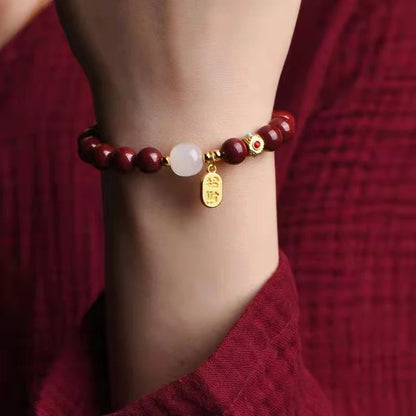 Feng Shui Wealth Bracelets - Natural Cinnabar Bracelet
