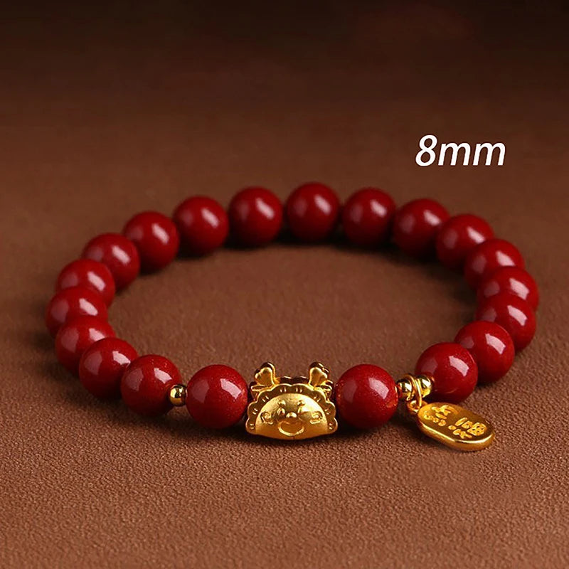 Feng Shui Wealth Bracelets - Natural Cinnabar Bracelet